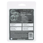 Alpha Stamina Set Black 3 Pack Liquid Silicone Ring > Cock Ring > Sets