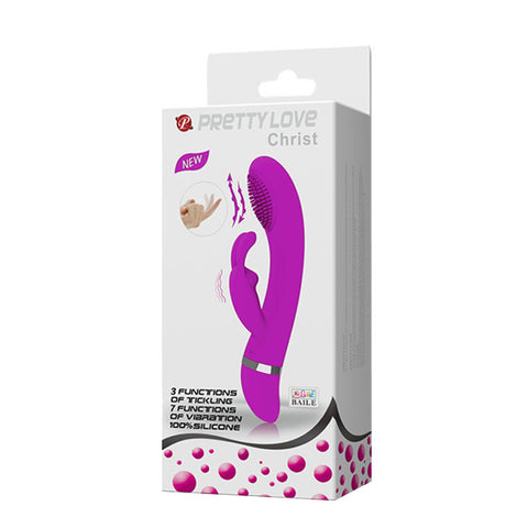 Pretty Love Purple Rabbit Vibrator With Dual Motors And Speeds VIBRATORS-RABBIT