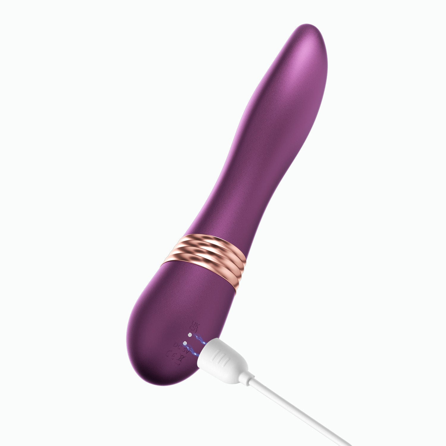 Fling App Controlled Tongue Vibrator with 9 Licking Modes Purple Couples Toys
