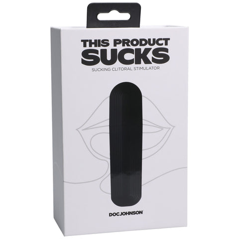 Rechargeable Clitoral Sucking Stimulator in Compact Black Design STIMULATORS