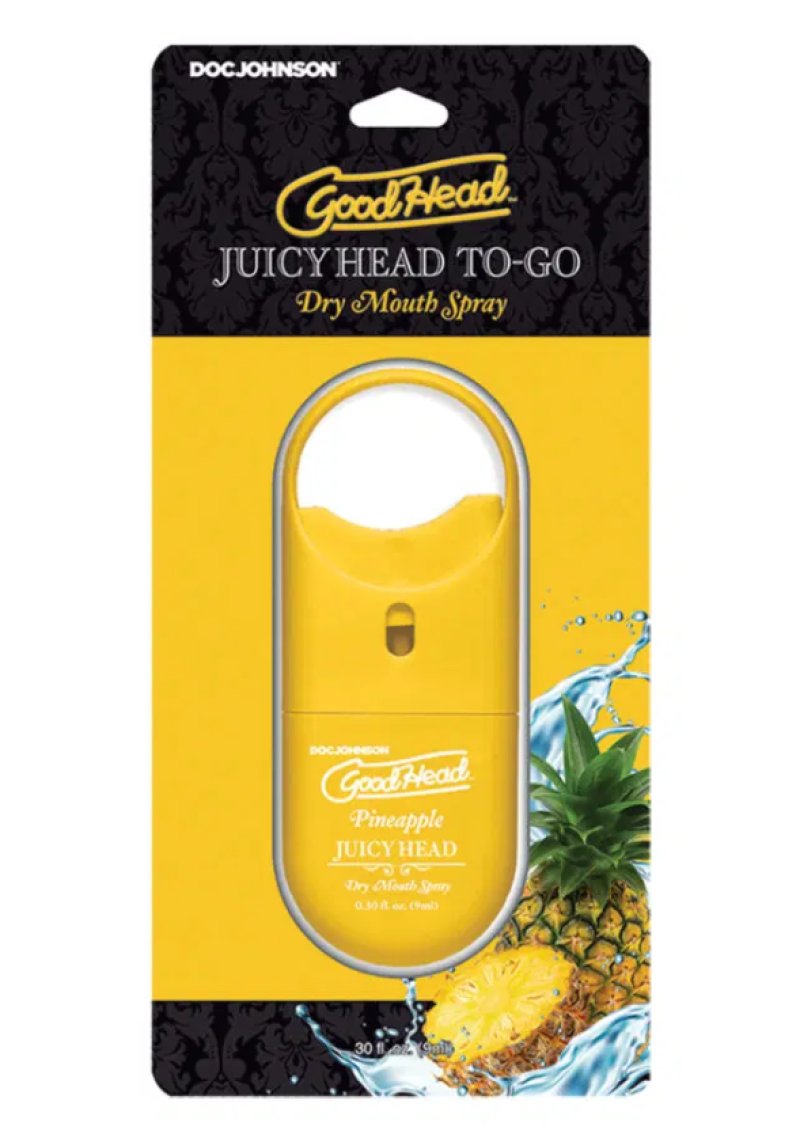 Goodhead Juicy Head Pineapple – Travel Size Dry Mouth Spray > Lube > Oral Gels & Sprays