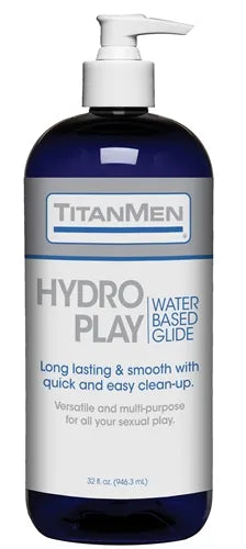 TitanMen Hydro Play – Water-Based 32 Fl Oz Personal Lubricant Default Title > Lube > Speciality