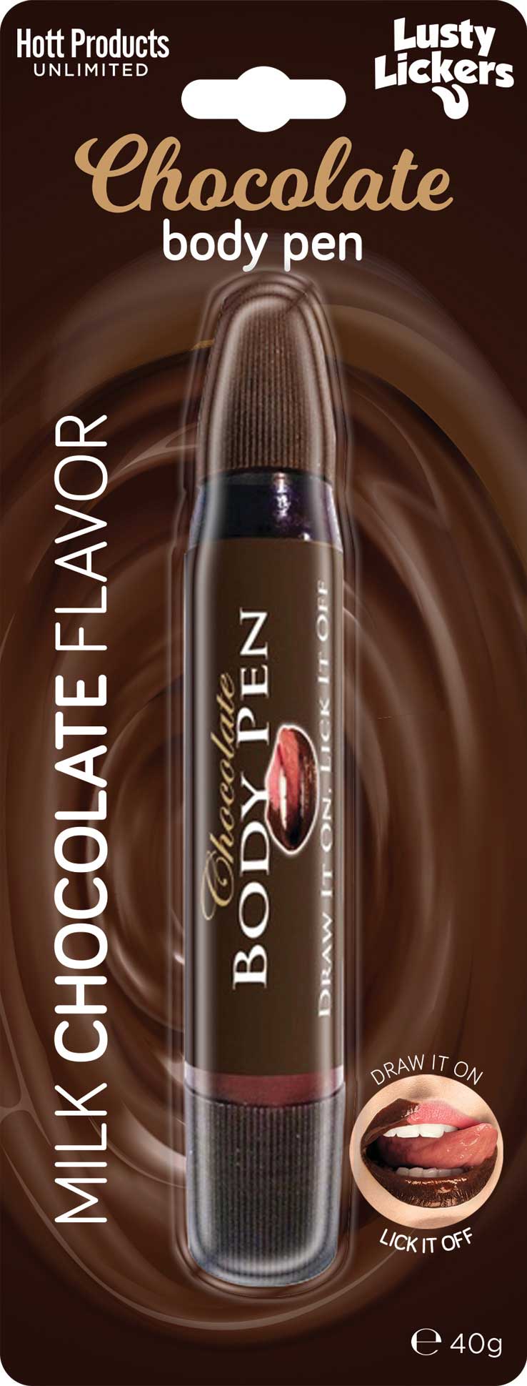 Milk Chocolate Edible Body Pen > Novelties > Candy & Edible Items