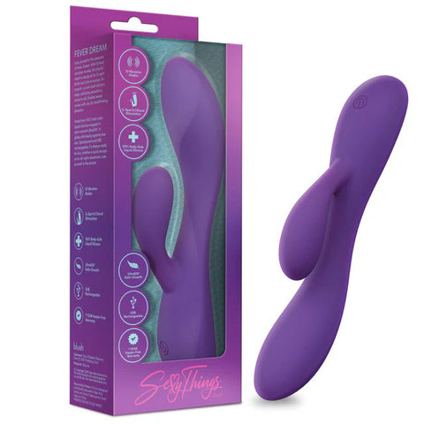 Sexy Things Fever Dream (Purple) – Rabbit Vibrator Default Title > Vibrators > Ladies > Rabbit