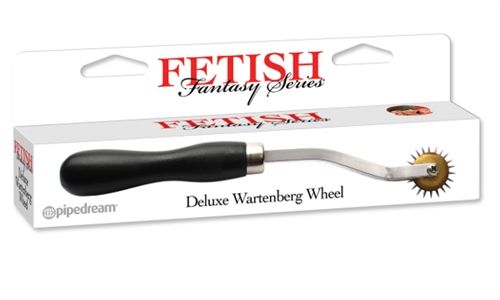 Deluxe Wartenberg Wheel Medical Pinwheel for Sensory Play Black Blindfold