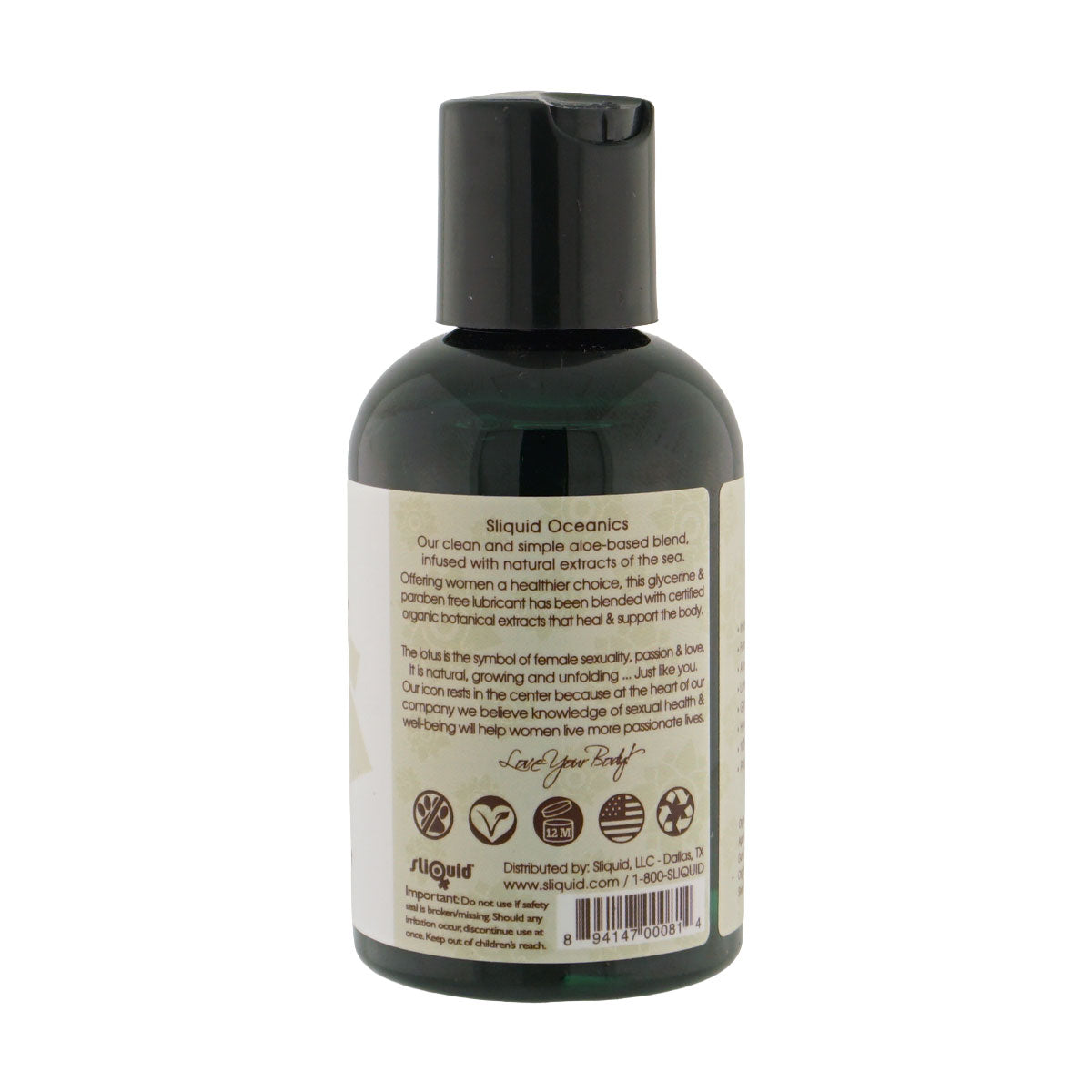 Sliquid Oceanics Carrageenan Natural Lubricant 125ml Adult Stuff Warehouse Sliquid Oceanics Carrageenan Natural Lubricant 125ml Adult Stuff Warehouse