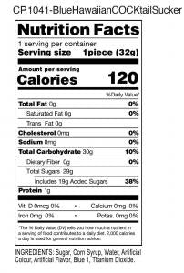 Cocktail Suckers Hawaiian – Novelty Edible Candy Lollipops Party Supplies