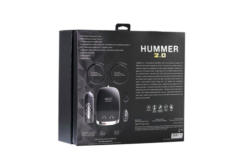 VeDO Hummer 2.0 Ultimate Hands-Free Male Masturbation Device Strokers - Auto
