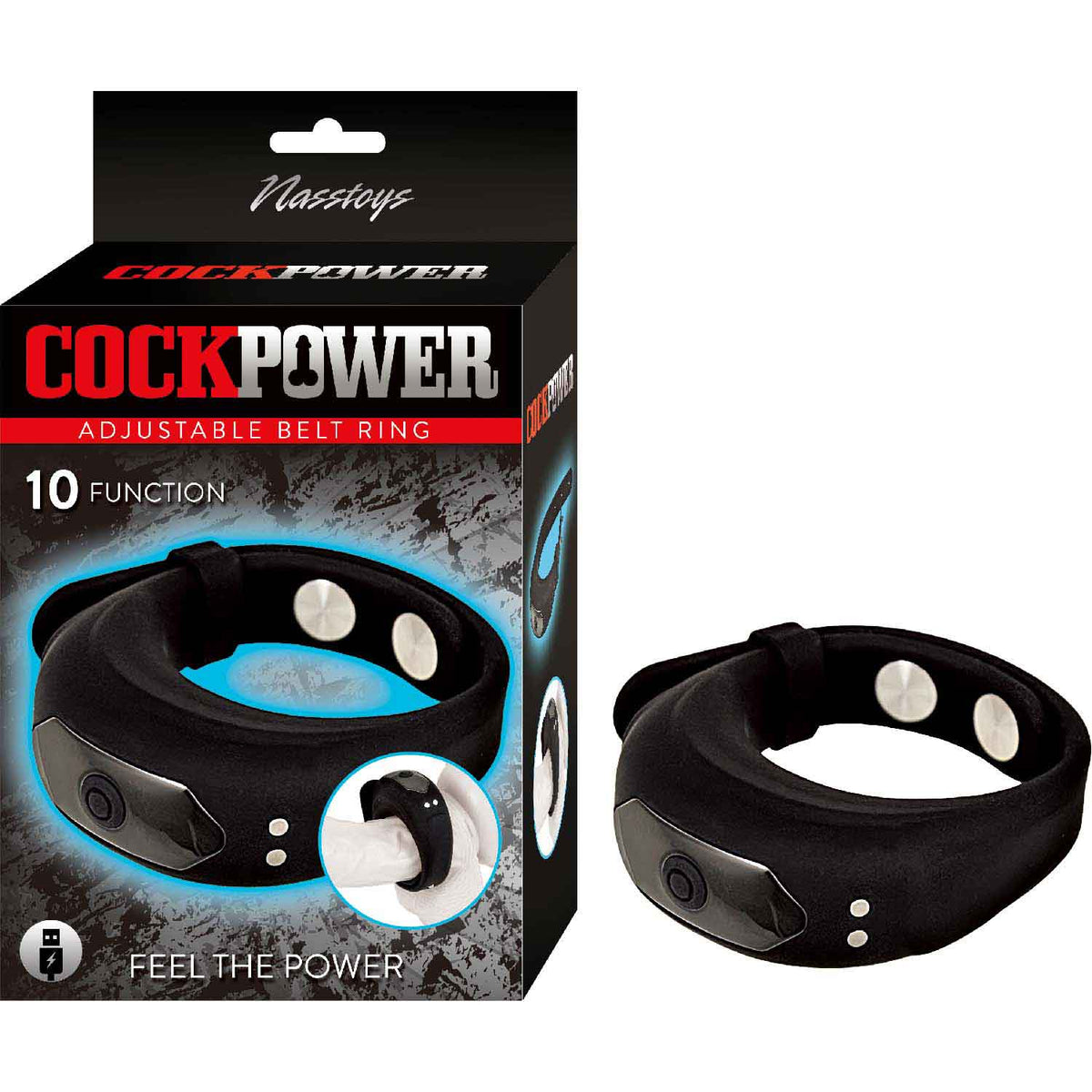 Cock Power Adjustable Black Cock Ring > Cock Ring > Adjustable