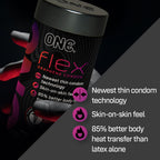 One Flex 3 Ct Condoms > Essentials > Condoms