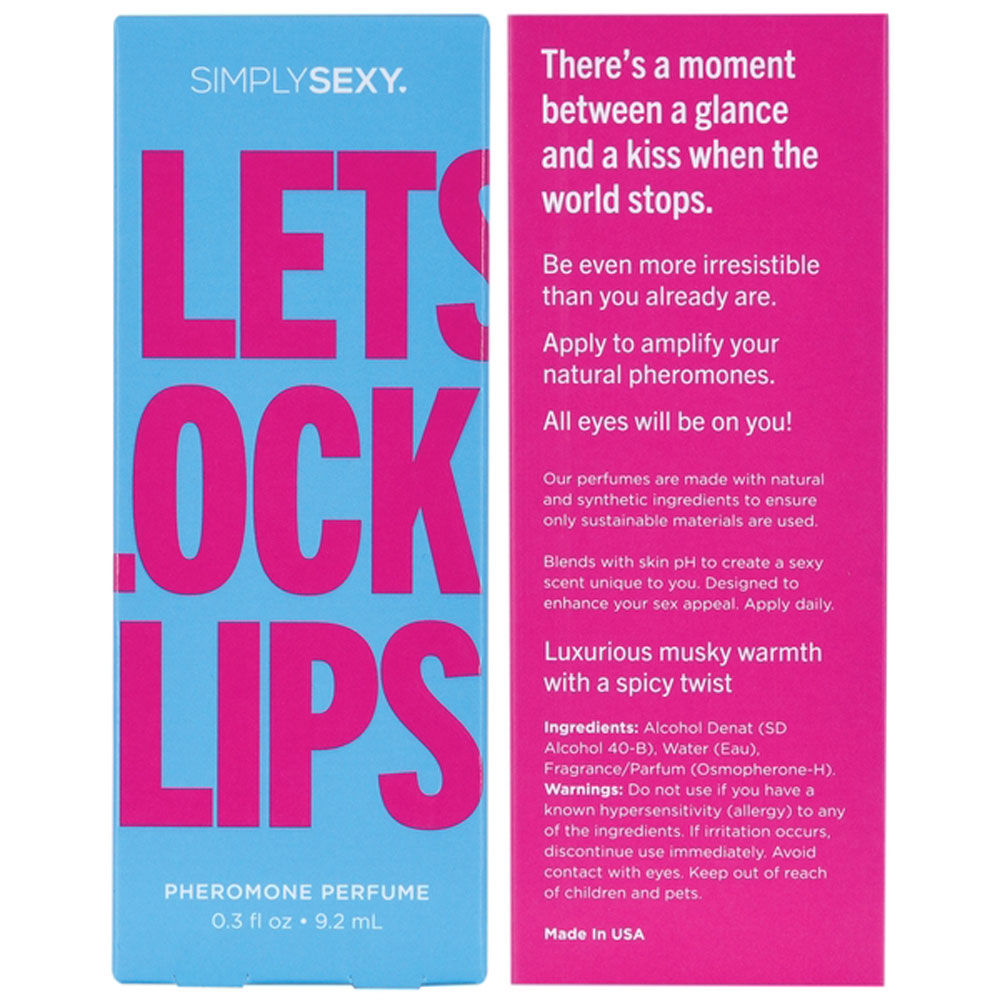 Simply Sexy Pheromone Perfume Lets Lock Lips 0.3 Oz Intimacy Default Title Fragrance Mist