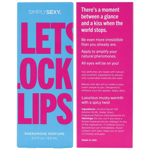 Simply Sexy Lets Lock Lips Pheromone Perfume – 0.3 Oz Fragrance Default Title > Essentials > Aphrodisiacs