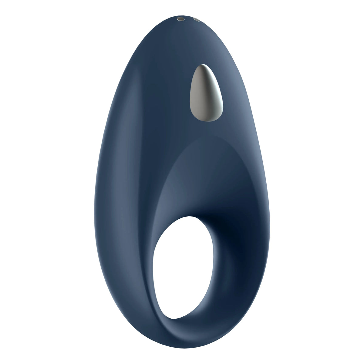 Satisfyer Mighty One Silicone Cock Ring – Comfort-Fit Stretchable Couples Ring Blue > Cock Ring > Vibrating