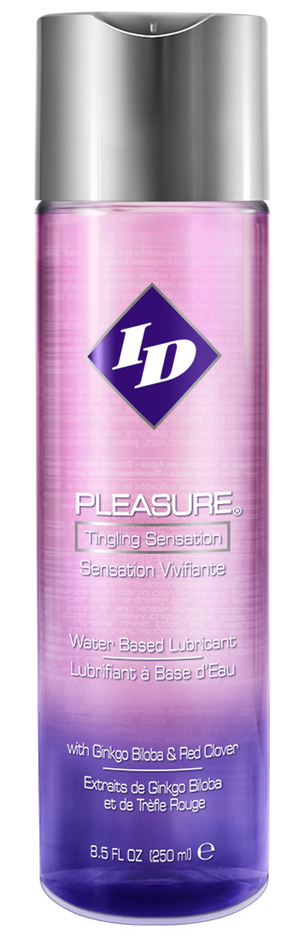 ID Pleasure Water-Based Lubricant with L-Arginine 8.5 oz – Enhanced Sensation Lubricant > Lube > Water Based