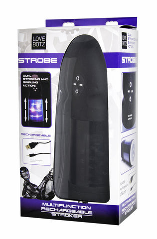 Love Botz Multifunction Rechargeable Male Stroking Masturbator Strokers - Auto