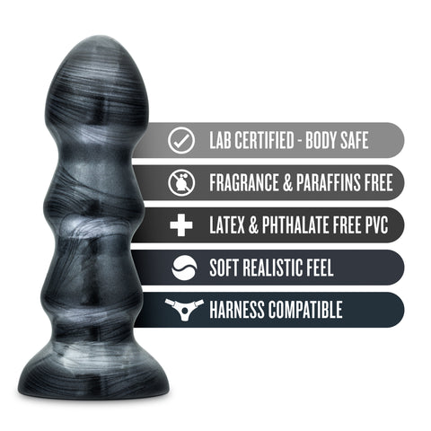 Jet Black Jack Carbon Metallic Black Advanced Anal Plug Toy Butt Plugs