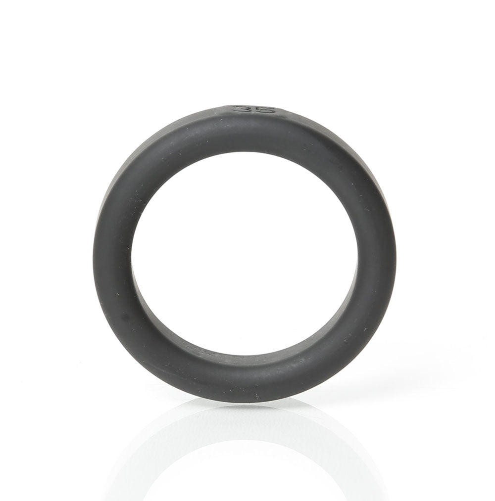 Boneyard Silicone Ring 35mm Black > Cock Ring > Single