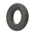 Alpha Liquid Silicone Prolong Set of 2 Stretchy Comfortable Rings in Black, Small 0.75” and Large 1” Diameter Black > Cock Ring > Sets