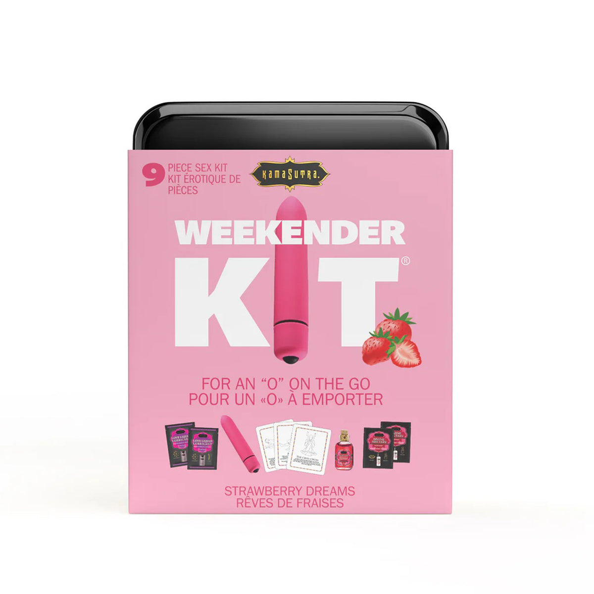 Vibe Weekender Kit (Strawberry Dreams) – Battery-Powered Mini Vibrator Kit > Essentials > Massage Gift Set