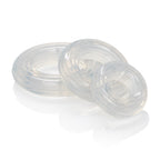 Premium Clear Silicone Ring Set - Medium, Large, XL Sizes Clear > Cock Ring > Sets