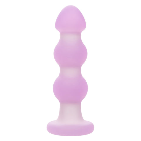 Lavender Haze Beaded Anal Probe for Intense Stimulation Purple Beads