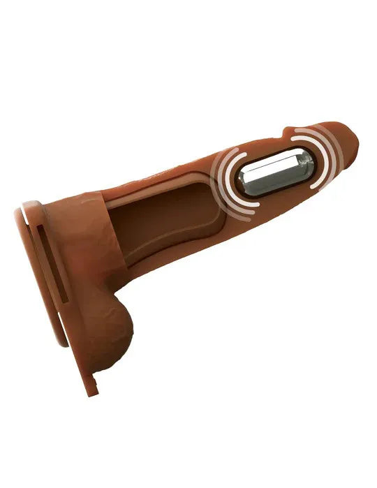 Fantasy X-Tensions Elite (Light) – 6 Inch Vibrating Hollow Silicone Strap-On > Dildos > Strap On Harnesses