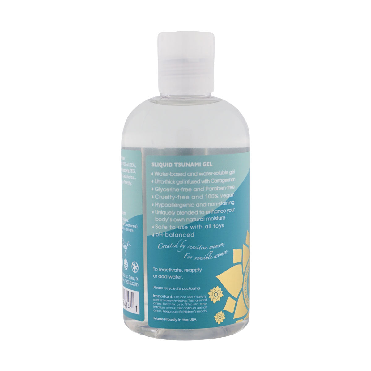 Sliquid Tsunami Ultra Thick Gel – Water-Based Lubricant Gel Speciality Lubricants