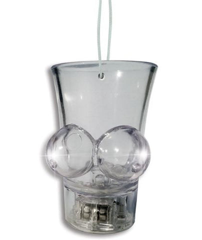 Light Up Boobie Shot Glass Party Favor for Adult Celebrations Clear Bachelor & Bachelorette Items