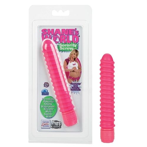 Shanes World Sorority Screw Pink Petite Multi-Speed Vibrator Pink Vibrators