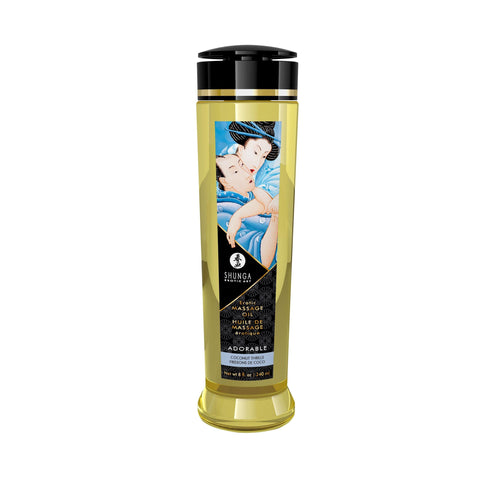 Shunga Desire Vanilla Massage Oil 8 Fl Oz Natural Massage Oil Massage Oil