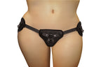 Beginners Plus Size Black Strap-On Harness with Adjustable Straps Black Curvy Size > Dildos > Strap On Harnesses