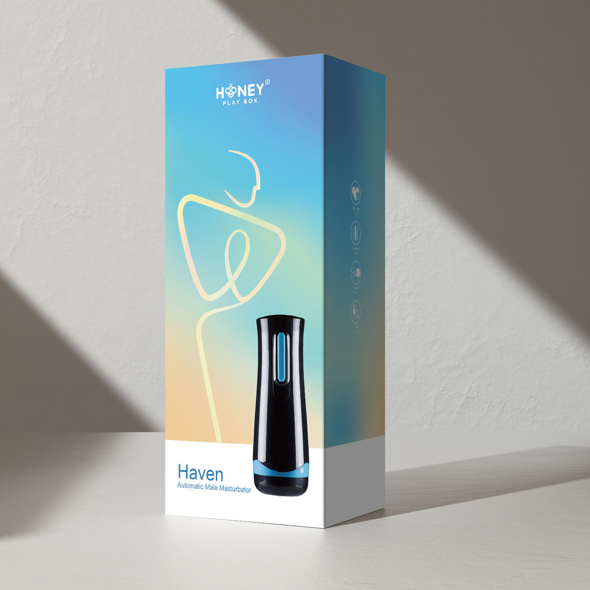 Haven Electric Blowjob Masturbator (Black) – Vibrating Masturbator Cup > Sex Toys For Men > Masturbators > Vibrating