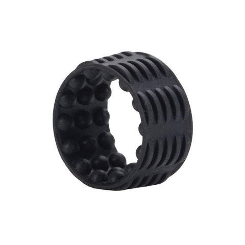 Adonis Silicone Reversible Enhancer for Men Black Comfortable Black COCK RINGS