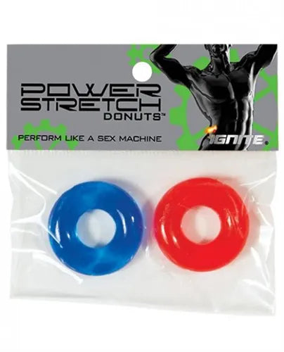 Power Stretch Donuts 2 Pack – Stretch Rings Multi > Cock Ring > Sets Main image