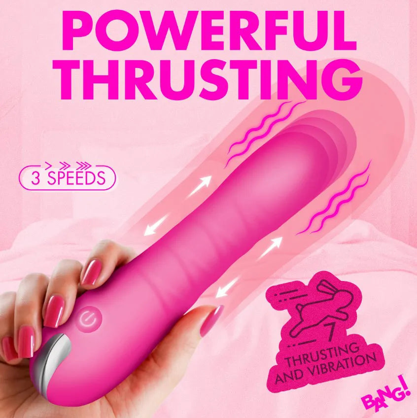 Thrusting Silicone Dildo – Waterproof Vibrating Silicone Dildo (6) > Dildos > Thrusting Dildos