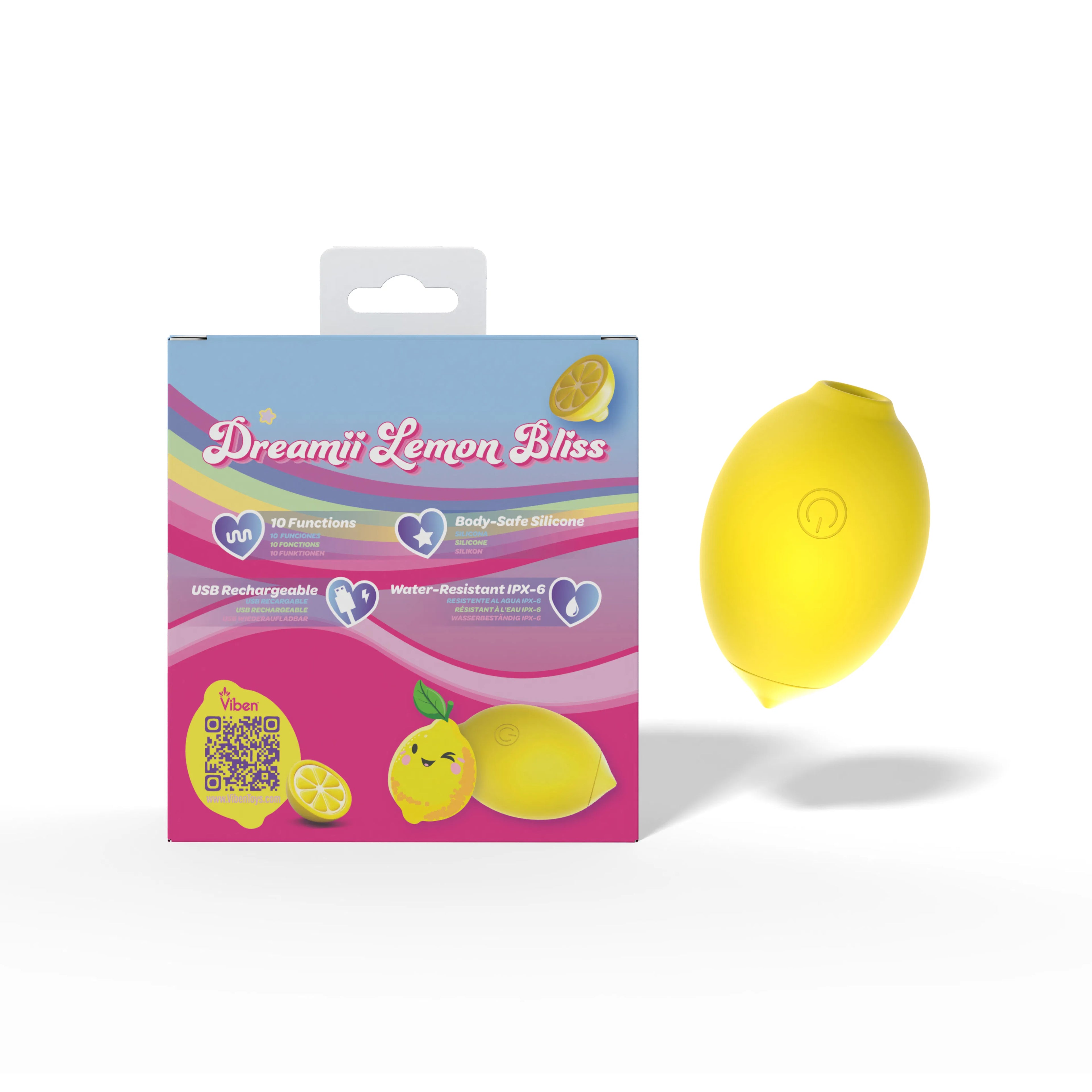 Viben Dreamii Lemon Bliss Limited Edition – Silicone Pleasure Toy > Sex Toys For Ladies > Clitoral Vibrators and Stimulators