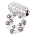 Maximus Waterproof Enhancement Ring with 10 Stroker Beads – Flexible TPR Cock Ring > Cock Ring > Vibrating