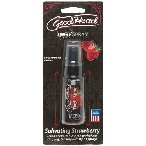 Goodhead Tingle Spray Salivating Strawberry Flavored 29 ml Spray Oral Gels & Sprays