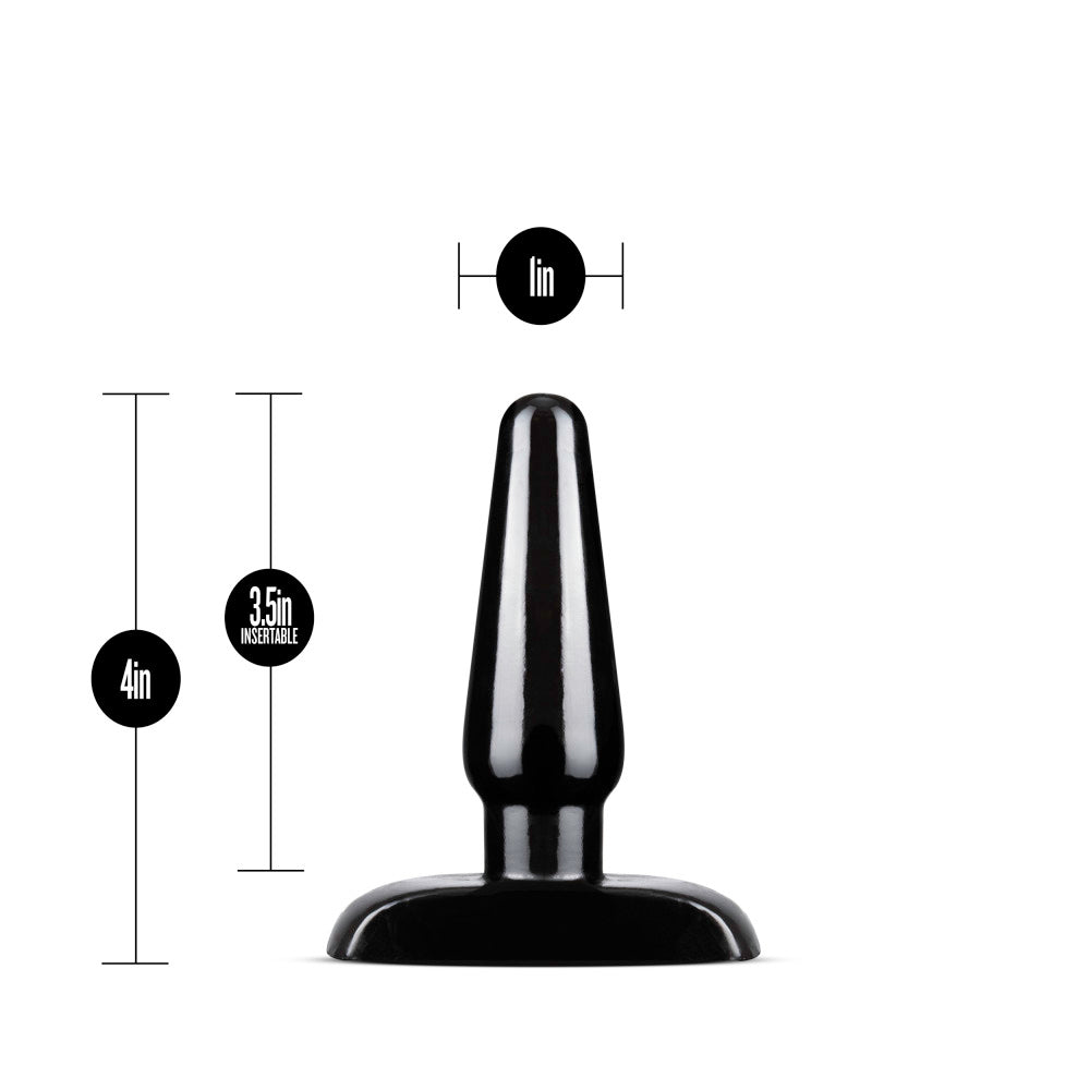 Anal Adventures 3 Pc Basic Plug Kit (Black) – Beginner 4 Inch and Medium > Anal Range > Butt Plug Kits