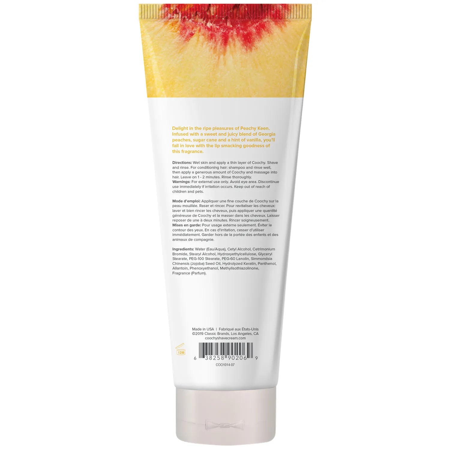 Coochy Oh So Smooth Peachy Keen Shave Cream 7.2 Fl Oz Cream > Essentials > Bath & Body