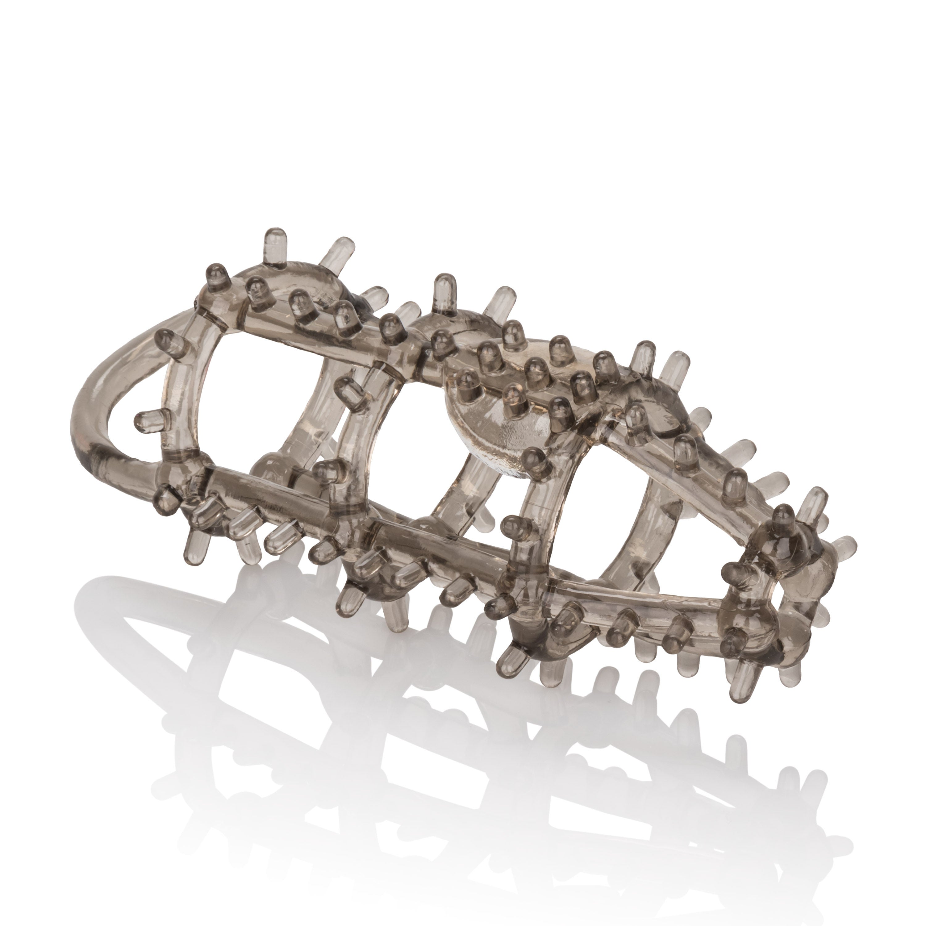 Ultimate Clear Cock Cage for Enhanced Pleasure and Support Gray Cages