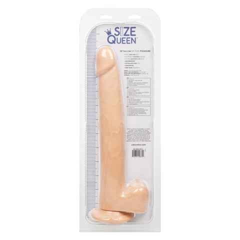 Size Queen 12 Inch Realistic Dildo – Firm 30.5 Cm Dildo Beige > Dildos > Large Dildos
