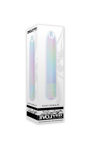Evolved Easy Does It Pearlescent 10 cm Bullet Vibrator White BULLETS