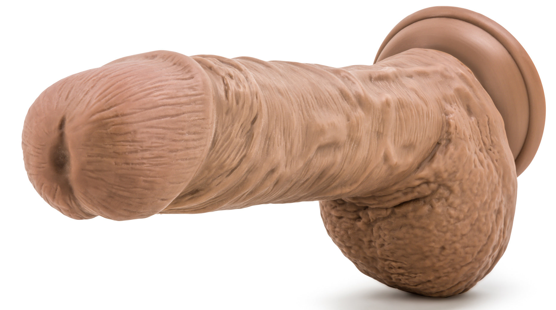Au Naturel Big Billy 9 Inch Mocha Dildo Realistic Toy Dongs Realistic