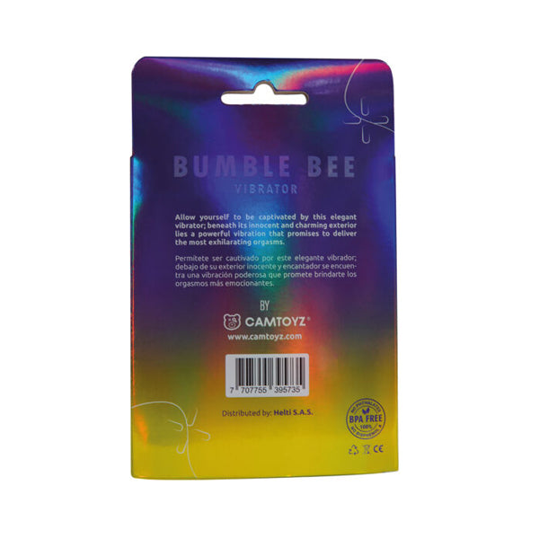 Camtoyz Bumble Bee Lolly Vibrator – Compact Vibrating Toy Yellow > Vibrators > Finger Vibrators