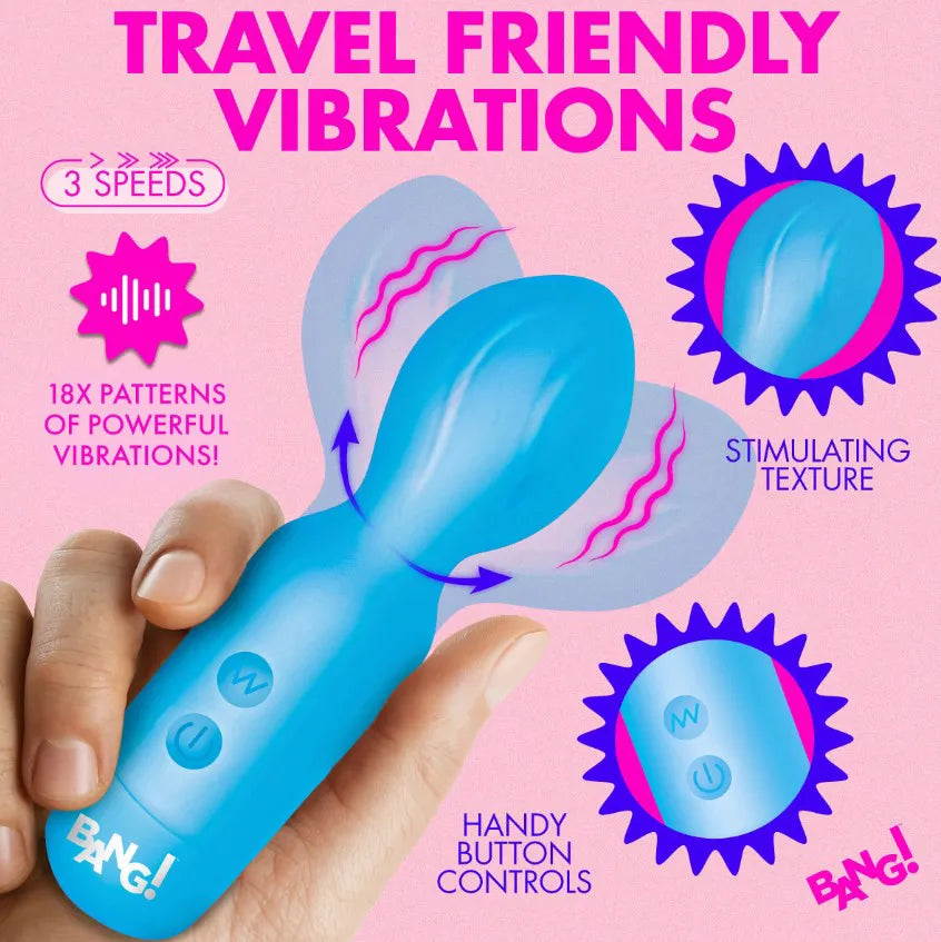 Bang! Silicone Mini Wand – Rechargeable 18-Function Vibrator > Sex Toys > Mini Massagers