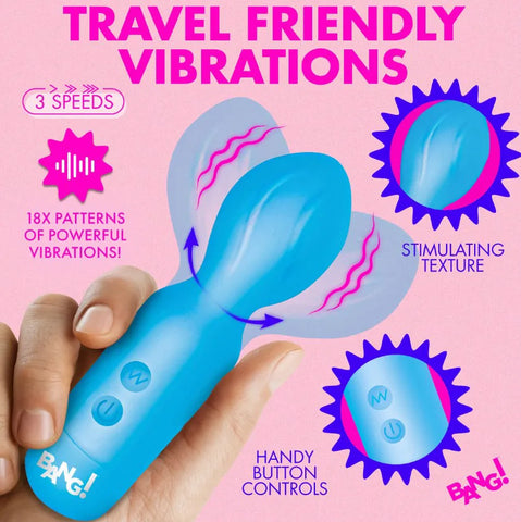Bang! Silicone Mini Wand – Rechargeable 18-Function Vibrator > Sex Toys > Mini Massagers