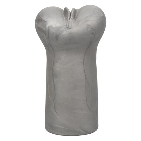 Cheap Thrills The Robot Lover Realistic Gray Masturbator with Pure Skin Material and Textured Interior Silver Strokers - Fantasy