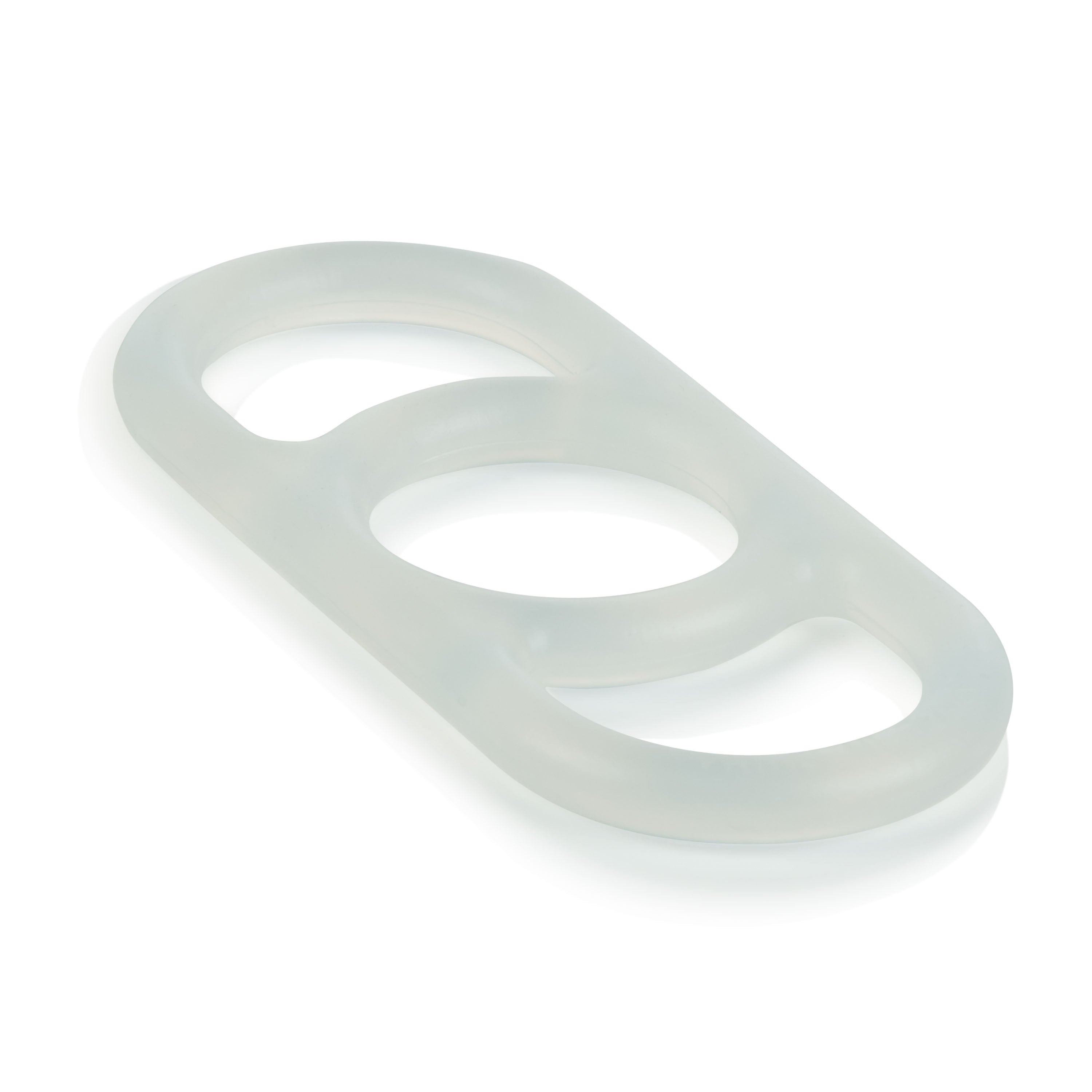 Dr Joel Erection Pump Ring Stretchy Two-Handled Sex Toy Clear Clear Cockrings