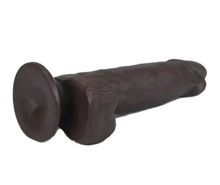 Get Lucky 7.5 Inch Realistic Dark Brown Dildo > Dildos > Realistic Dildos
